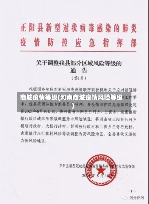 商城疫情等级(河南商城疫情风险等级)-第3张图片